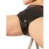 Latex Women's Panty with Condom (Black)