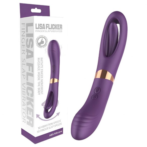 Leuke Me Duo - oplaadbare 2in1 tongvibrator (paars)