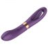 Funny Me Dual - Rechargeable 2-in-1 Tongue Vibrator (Purple)