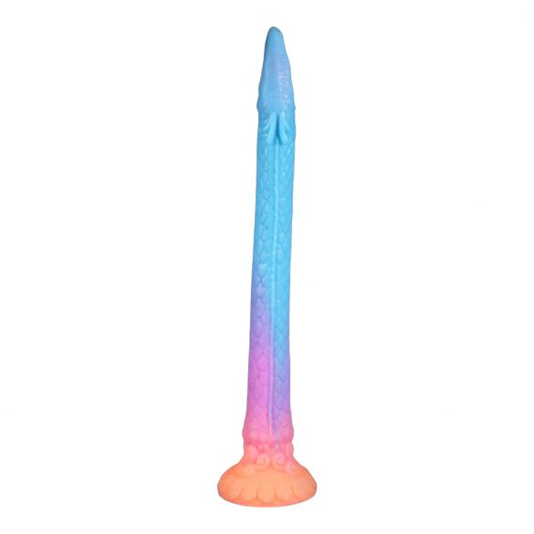 OgazR XXL Särakāns Anālais - fluorescējošs dildo - 47 cm (rozā)