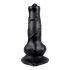 Animalinis draugužis - šuns varpos dildo - 12cm (juoda)