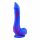 Inkipus - Hoden Silikon Dildo - 18cm (Blau-Pink)