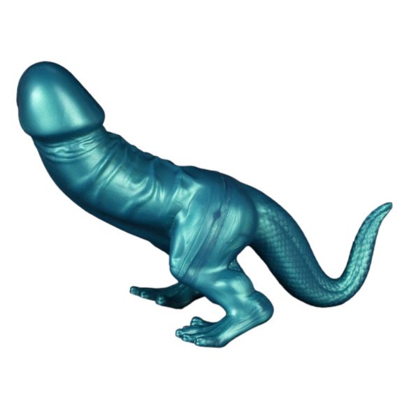 Toppedmonster - dinozauru silikona dildo - 26 cm (tumšzaļš)