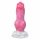 Animalorny Buldog - psí penis dildo - 17 cm (ružový)