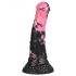 Bad Horse - Silicone Horse Harness Dildo - 18cm (Black-Pink)