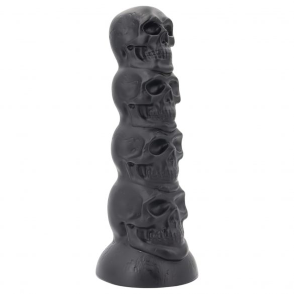 Skull Dildo - 22 cm (Black)