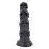 Monstre Toppé - Dildo Crâne - 22 cm (Noir)