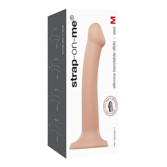 Strap-on-me M - dubbele laag realistische dildo - medium (natuurlijk)