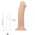 Strap-on-me XL - Double Layered Realistic Dildo - Extra Large (Natural)