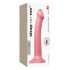 Strap-on-me Metallic Shine M - huidvriendelijke dildo (metaalroze)