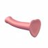 Strap-on-me Metallic Shine M - Huidvriendelijke dildo (metallic roze)