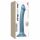 Strap-on-me Metallic Shine M - Hautfreundlicher Dildo - Mittel (Metallic Blau)