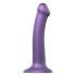 Strap-on-me Metallic Shine M - huidvriendelijke dildo (metalen paars)