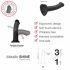 Strap-on-me Metallic Shine M - huidvriendelijke dildo (metaal paars)