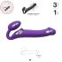 Strap-on-me M - trådlös strap on vibrator (lila)