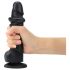 Strap-on-me L - Double Layered, Suction Cup Realistic Dildo (Black)