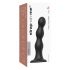 Dildo Strap-on-me con Ventosa e Sfere - Grande (Nero)