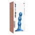 Strap-on-me Balls S - kugelförmiger Dildo mit Stiel (blau)