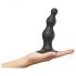 Strap-on-me Beads M - Beaded Dildo with Base (Black)