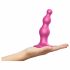 Strap-on-me Perlen S - Perlenzüchtiger Saugfuß Dildo (Pink)