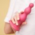 Strap-on-me Beads S - Beaded Dildo with Base (Pink)