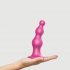 Strap-on-me Beads L - Beaded Dildo with Base (Pink)