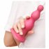 Strap-on-me Beads L - Beaded Dildo with Base (Pink)