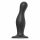 Strap-on-me Curvy L - gegolfde, staande dildo (zwart)