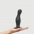 Dildo Ondulato con Base a Ventosa Strap-on-me Curvy L - Nero