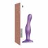 Strap-on-me Curvy M - laineline, jalaga dildo (lilla)