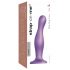 Strap-on-me Curvy L - gewellter, Sockel-Dildo (lila)