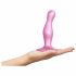 Strap-on-me Curvy S - laineline, alusega dildo (roosa)