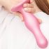 Dildo Curvy S con Ventosa - Ondulato, in Silicone (Rosa)