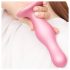 Dildo Curvy S con Ventosa - Ondulato, in Silicone (Rosa)