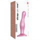 Strap-on-me Curvy M - Wavy Dildo with Base (Pink)