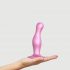 Strap-on-me Curvy M - dildo ondulat cu ventuză (roz)