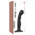 Strap-on-me P&G S - Curved Dildo with Base (Black)