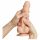 Strap-on-me S - dwuwarstwowe, realistyczne dildo ze stopami (naturalne)