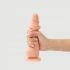 Strap-on-me M - dwuwarstwowe, realistyczne dildo ze stopami (naturalne)