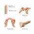 Strap-on-me M - twee lagen, realistische dildo (natuurlijk)