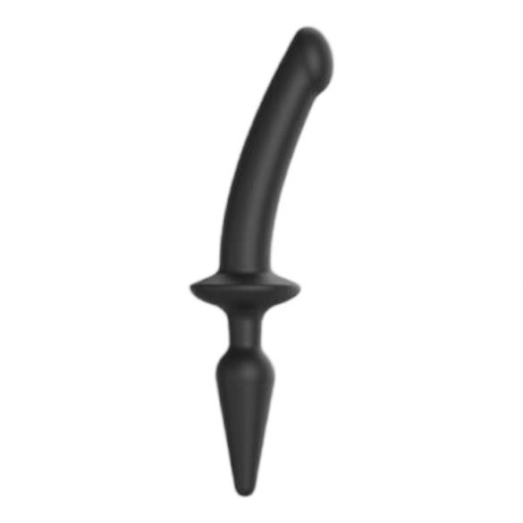 Strap-on-me Switch Semi-Realistic S - 2-in-1 Silicone Dildo (Black)