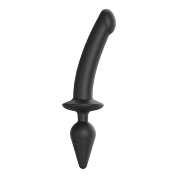 Dildo Semi-Realistico Strap-on-me Switch XXL 2in1 in Silicone (Nero)