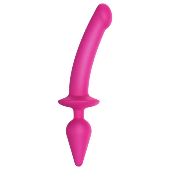 Strap-on-me Swith Semi-Realistic XXL - 2-in-1 Silicone Dildo (Pink)