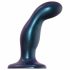 Strap-on-me Snaky M - Curved Anal Dildo (Metal Blue)