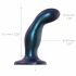 Strap-on-me Snaky M - Curved Anal Dildo (Metal Blue)