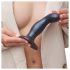 Strap-on-me Snaky M - Curved Anal Dildo (Metal Blue)