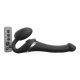 Strap-on-me S - Strap-on Air Pulse Vibrator - Small (Black)