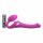 Vibratore Strap-on-me S senza cinghie con onde d'aria - piccolo (rosa)