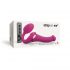 Strap-on-me S - opzetbare luchtdruk vibrator - klein (roze)