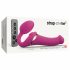 Strap-on-me M - aufblasbarer Vibrator zum Anschnallen (pink)